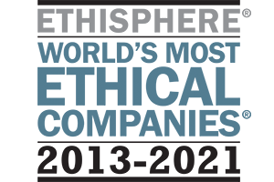 Awarded one of the World's Most Ethical Companies