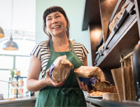 Asian woman business owner