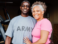 retired Army couple