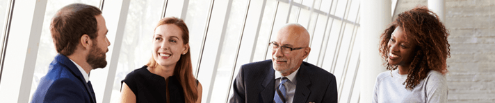 business people having a discussion